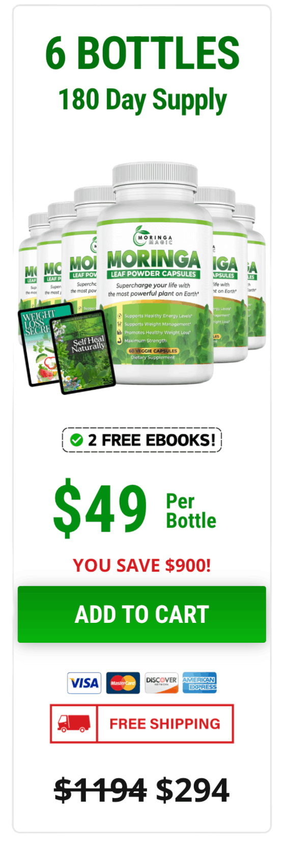 Moringa Magic-6 bottle 